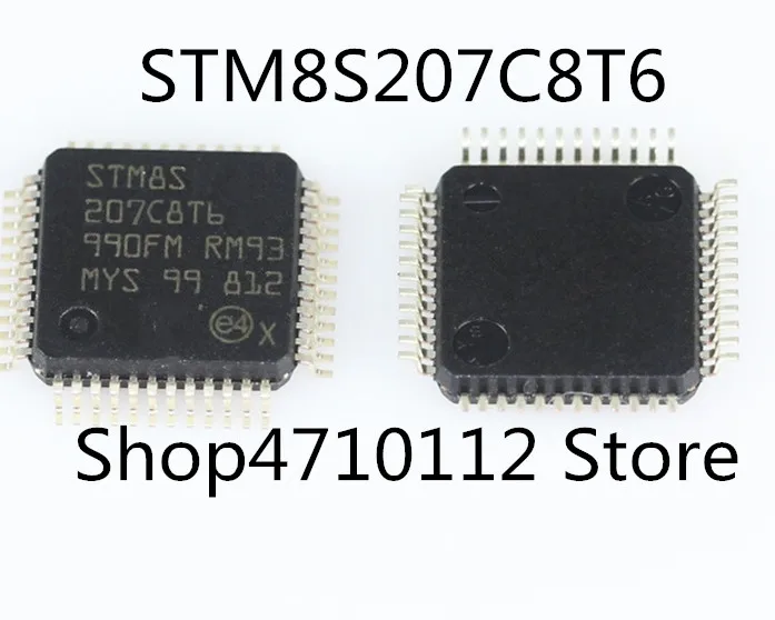 Бесплатная доставка 10 шт./Лот новый STM8S207C8T6 STM8S207 C8T6 LQFP 48|Аксессуары для батарей и ЗУ| |
