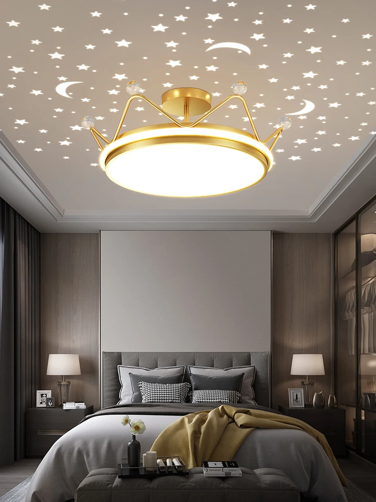 Люстра лампа для комнаты принцессы светильник детской спальни девочек