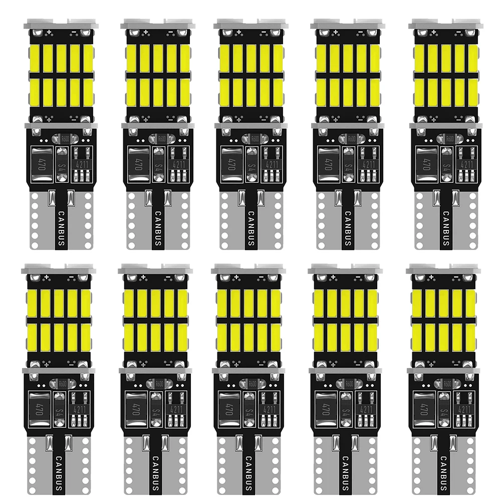 10x T10 W5W Canbus Автомобильная светодиодный ная лампа для BMW Mini Cooper R56 R53 E90 E46 F20 F10 E39 Z4