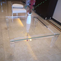 hot selling hall table transparent home funiture acrylic end table side table