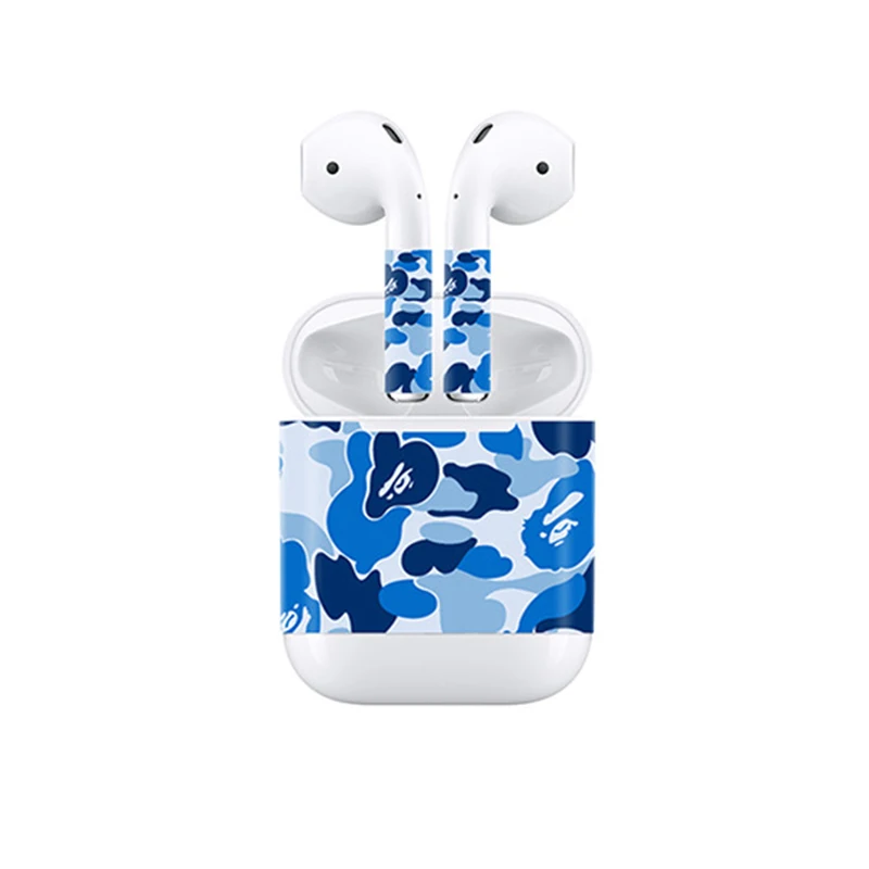 018 виниловые наушники с индивидуальным дизайном для AirPod защитные наклейки