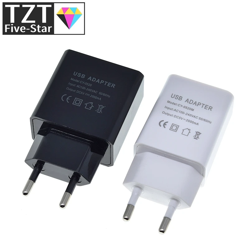 Штепсельная вилка ЕС 5V 2A один USB/двойной USB Универсальное зарядное устройство