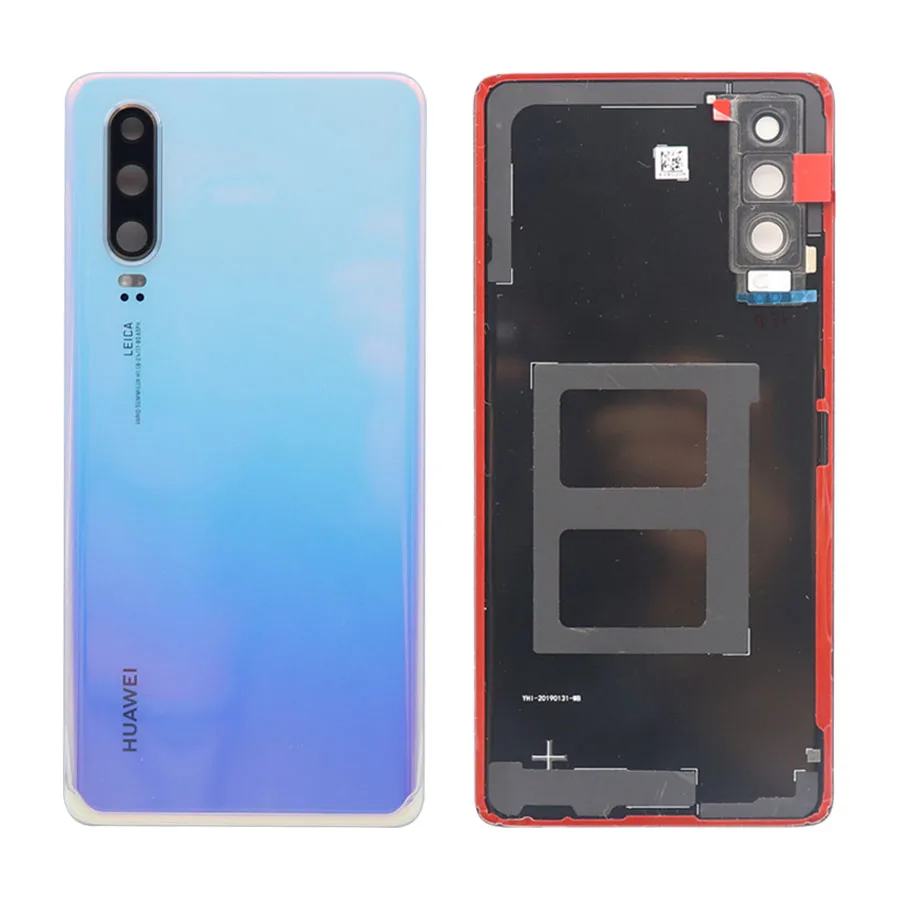Для huawei P30 задняя крышка батарейного отсека задняя стеклянная дверь Корпус чехол ELE L09 L29 для huawei P30 Pro крышка батареи+ объектив камеры VOG L04