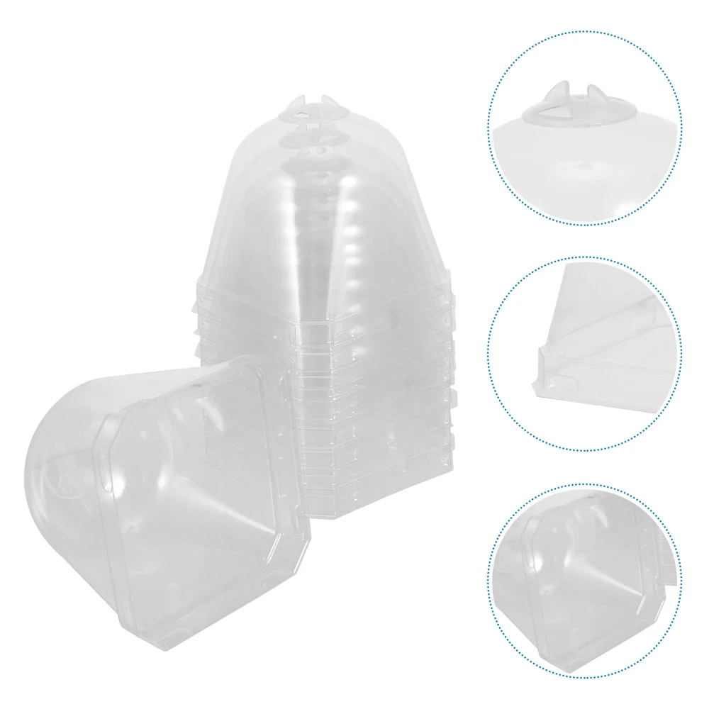 

Plastic Plant Cover Transparent Garden Freeze Protection Cloche Seedlings Dome
