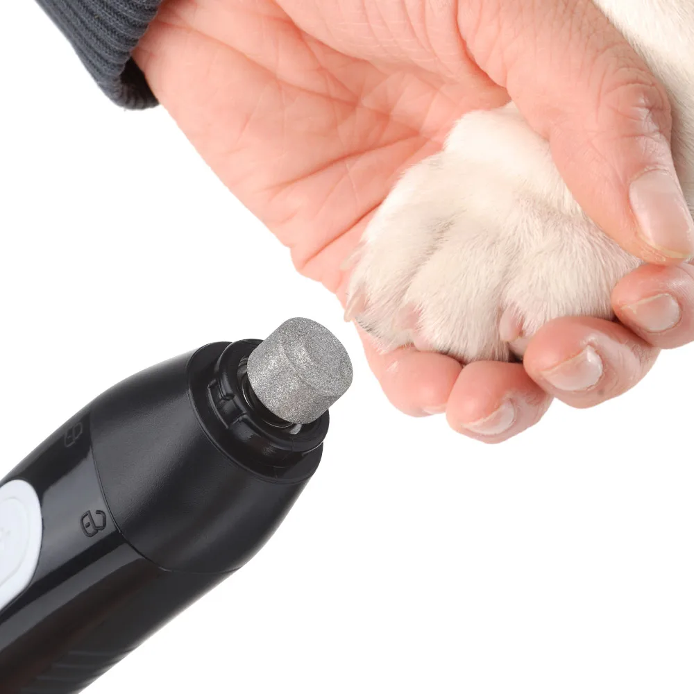 Professional Dog Nail Grinder Hair Clipper 3 Speed USB Rechargeable Electric Pet Paws Trimmer Painless Grooming |