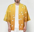 Кимоно для косплея унисекс с изображением рассеянных демонов, пальто, рубашка, японские блузки