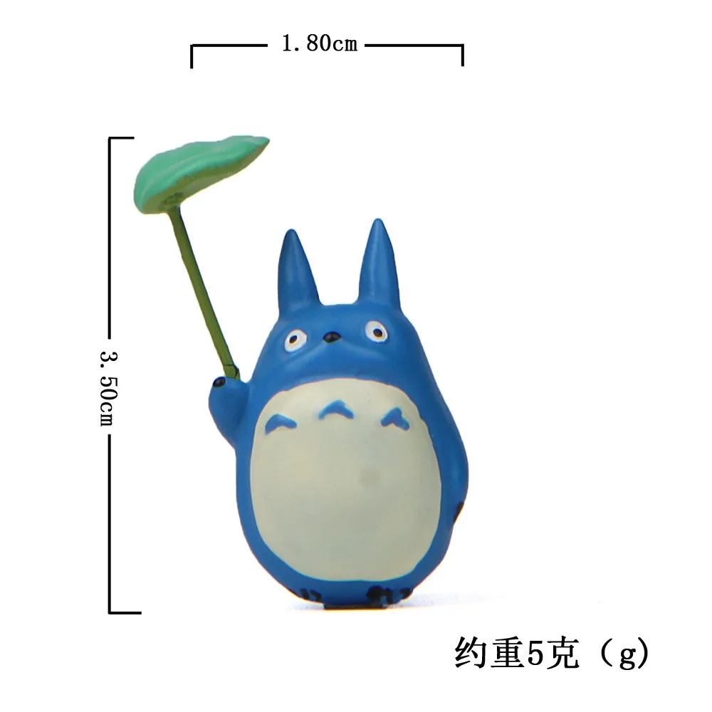 Ghibli Anime Totoro Street Lamp Ladybug Figure Desk Ornaments Miyazaki Hayao Model Fairy Garden Moss Miniature Decor Accessories | Дом и сад