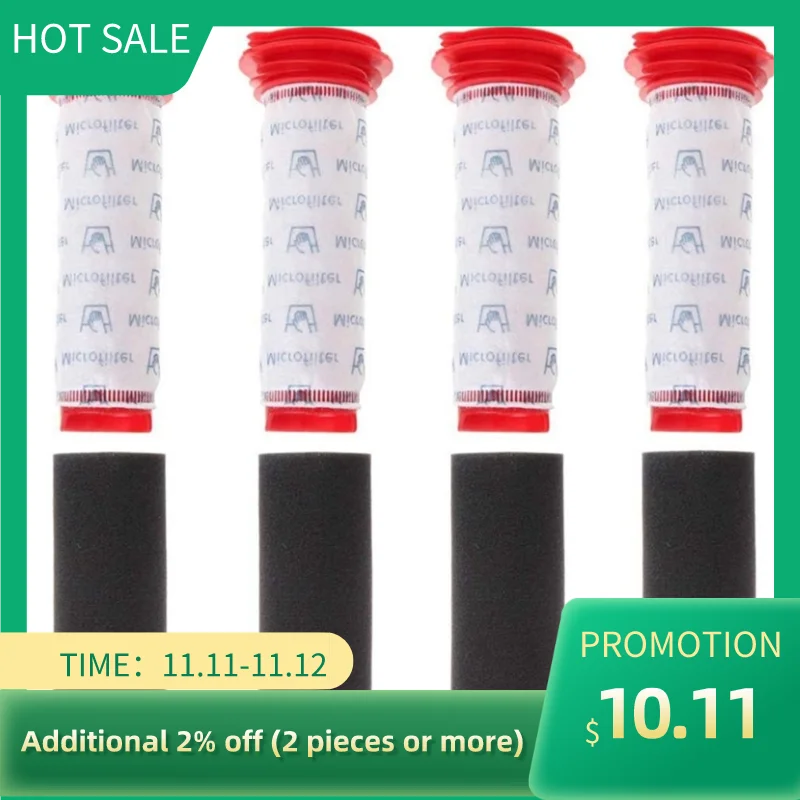 

4 шт. фильтров для ручного пылесоса Athlet, фильтр для BCH6L2560 BCH6L2561BCH6ZOOO