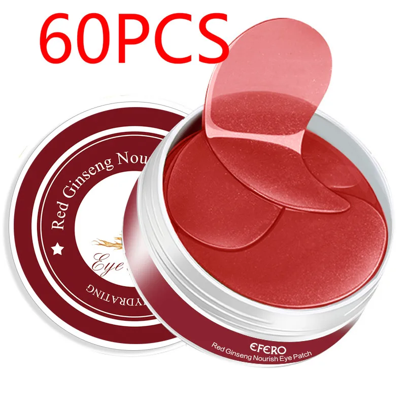 60PCS Style 3 50/60 шт маска для глаз гель Морские Водоросли Коллаген патчи для глаз под глазами мешки для удаления темных кругов увлажняющие подушечки для глаз маски уход за кожей - Цвет: 60PCS Style 3
