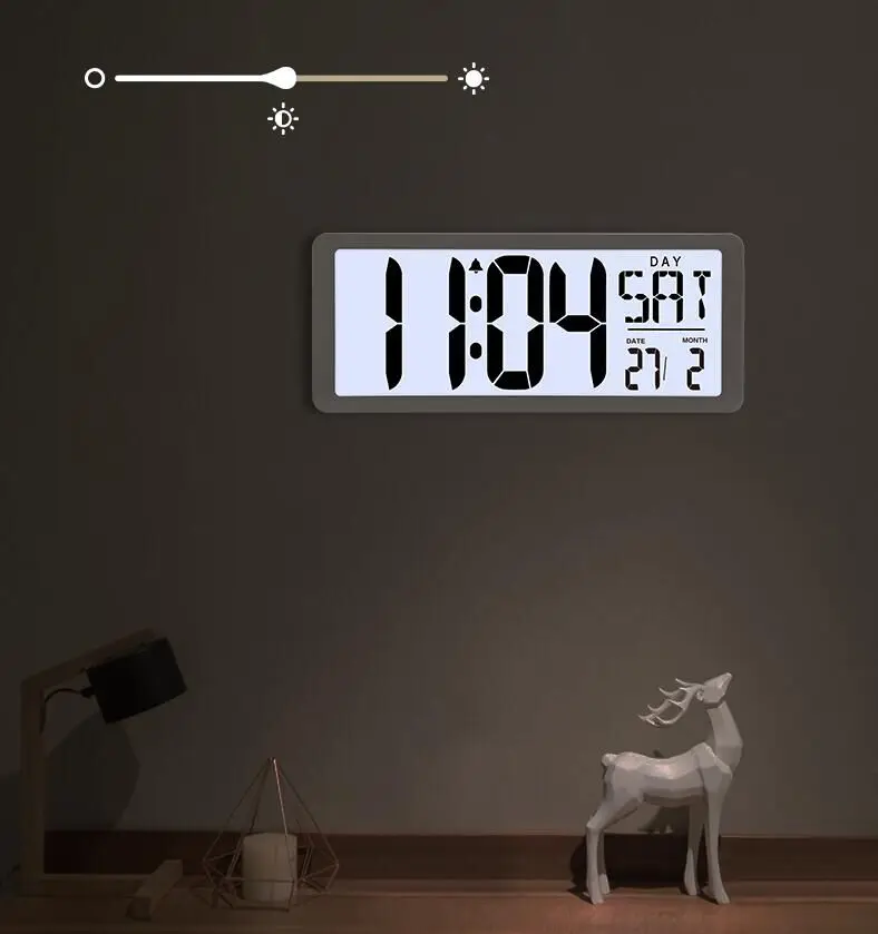 Современные настенные часы цифровой Многофункциональный Будильник таймер