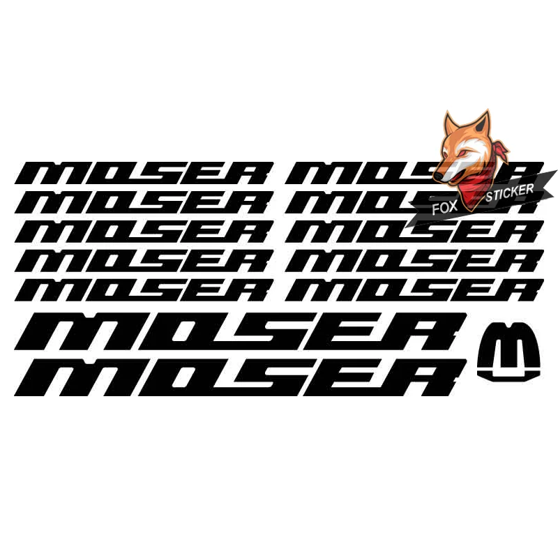

Bicycle frame stickers road bike mountain bike MTB Track bike TT bike cycle decal reflective stickers for MOSER Sticker