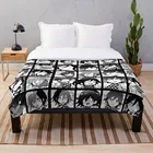 Kokichi манга коллекция плед одеяло для взрослых Модные одеяла для дома и офиса моющееся одеяло повседневное всесезонное одеяло из шерпы