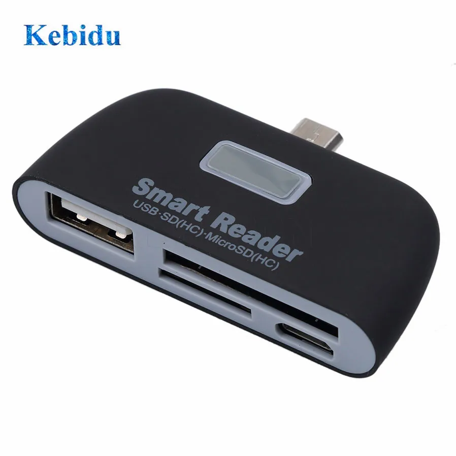 Micro USB устройство для чтения карт памяти KEBIDU 3 1 Type C|Картридеры| |