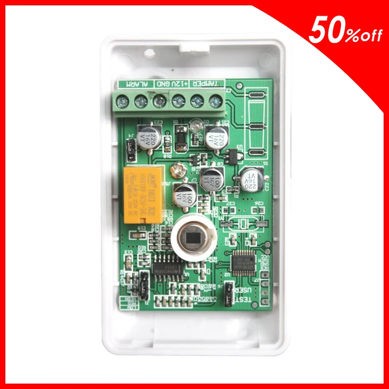 

Detector for security Alarm system Premium Quality Wired PIR motion sensor Wide Angle Infrared