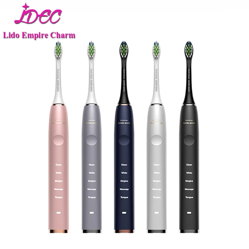 

Brand Quality Electric-Toothbrush Ultrasonic Multiple Color Options IPX7 Waterproof 5 Cleaning Modes Smart Toothbrush