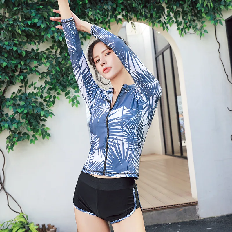 3 шт./компл. новые женские гидрокостюмы Раздельная одежда купальник для серфинга