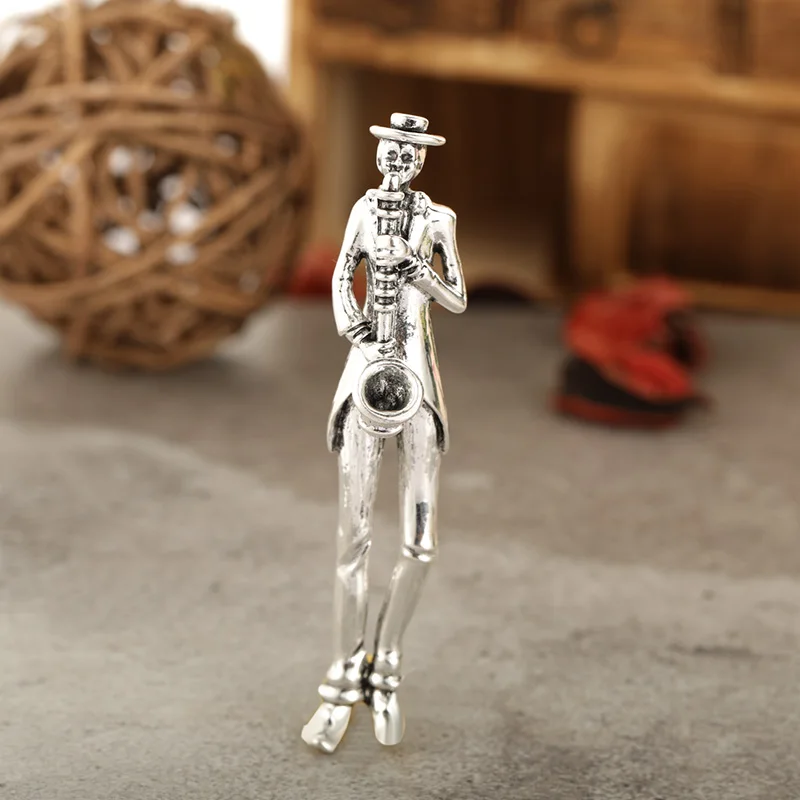 Blucome яркие броши в виде саксофона для музыкальной игры корсаж женщин и мужчин