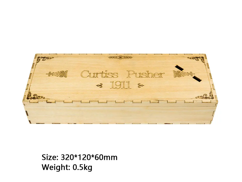Статическая модель, модели самолетов, Curtiss толкатель статическая шкала дисплей копия, набор из пробкового дерева, Balsawood самолет