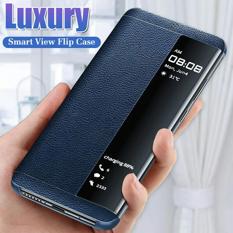 

Flip Smart Phone Case For Xiaomi Mi Poco M3 X3 NFC 10T Lite Redmi Note 10 10S 9 8 7 Pro Max 8T Redmi 7A 8A 9 Prime 9A 9C 9AT 9T