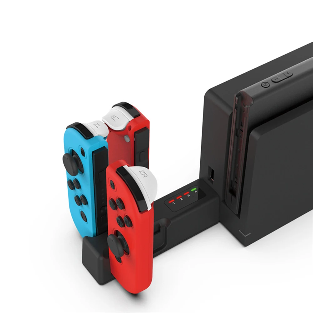 4 в 1 Мини USB зарядная док станция база для главного переключателя JoyCon игровой