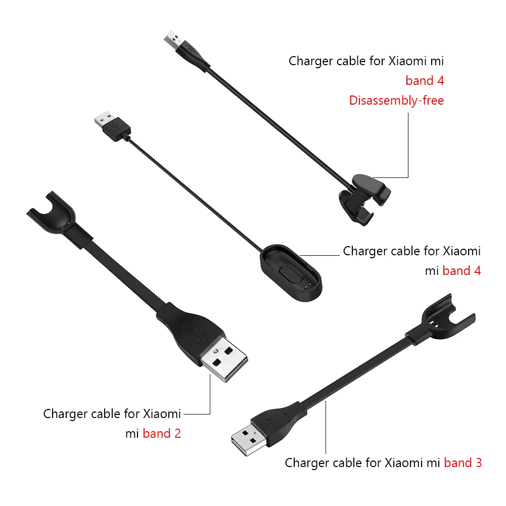 Новый зарядный провод для Xiaomi Mi Band 4 3 2 смарт-браслет band кабель Miband USB-кабель