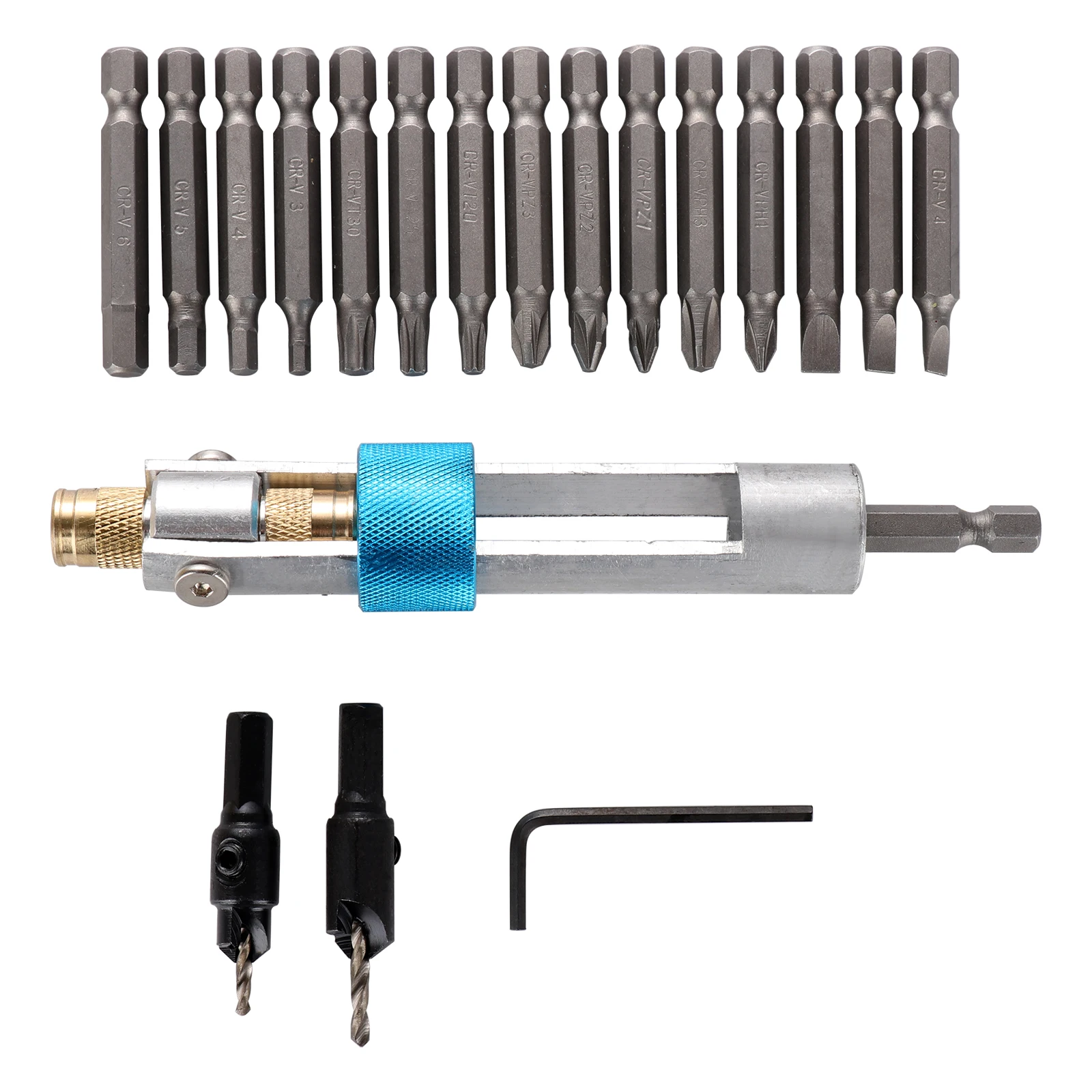 20 штук дрель высокого Скорость отвертка набор сверл Биты Сверла драйвер