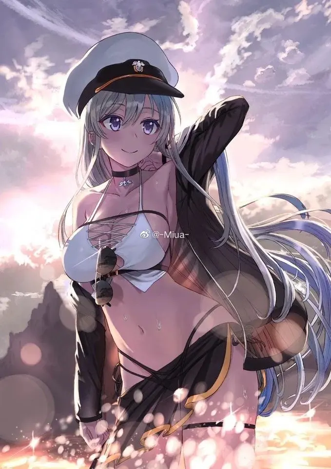 

Custom made Azur Lane Enterprise Cosplay Costume fan art Enterprise swimsuit cosplay costume
