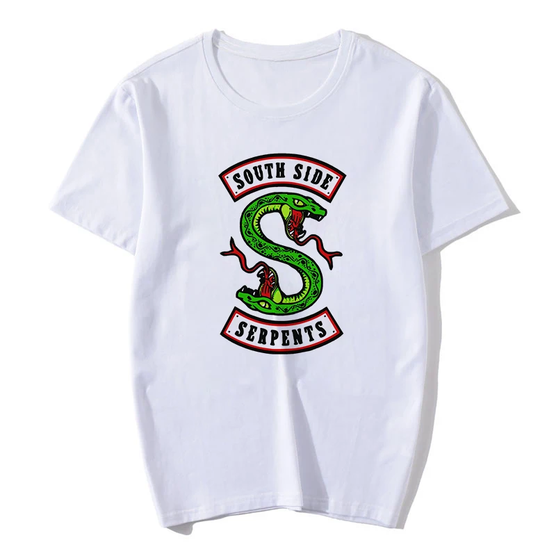 

Riverdale Southside Harajuku Vintage T Shirt Women South Side Serpents T-shirt Ullzang Tshirt Snake Streetwear Top Tees Female