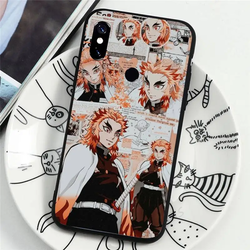

Kyojuro Rengoku Demon Slayer anime Phone Case For xiaomi redmi 9 9a 8 8a 7 7a k30 k30pro k20 k20pro mi 9 9t 9se 10 10pro 10lite