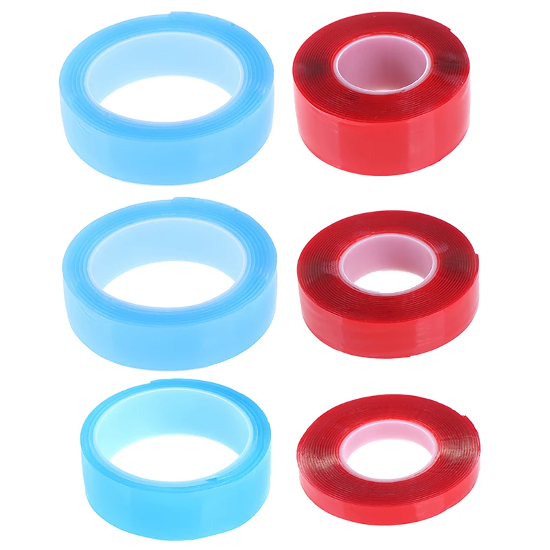 1 рулон DIY Водонепроницаемая прозрачная волшебная лента Двухсторонняя клейкая