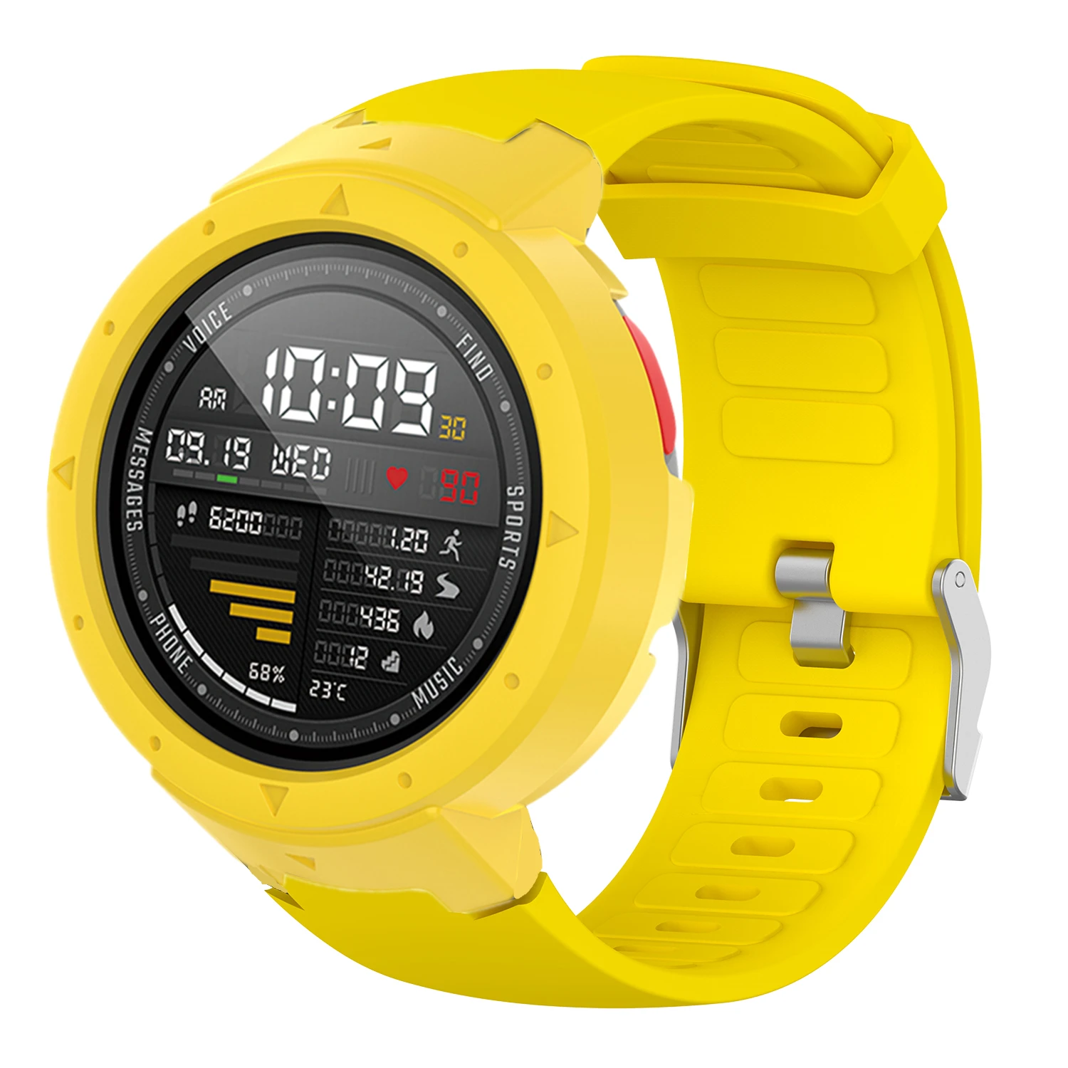 Браслет для Amazfit Verge умные часы с ремнем для Xiaomi Amazfit Verge 3 чехол силиконовый ремешок для часов+ средство защиты ПК Рамка