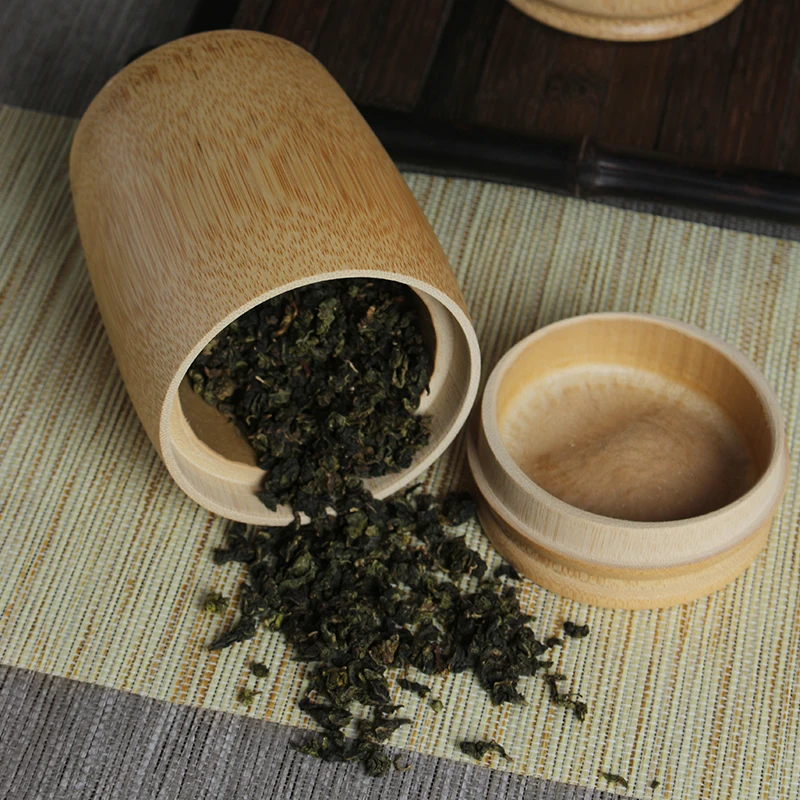 

Handmade Retro Bamboo Tea Storage Box S M L Japan Style Natural Solid Bamboo Organizer Household Tea Can Kitchen Tidy Holder