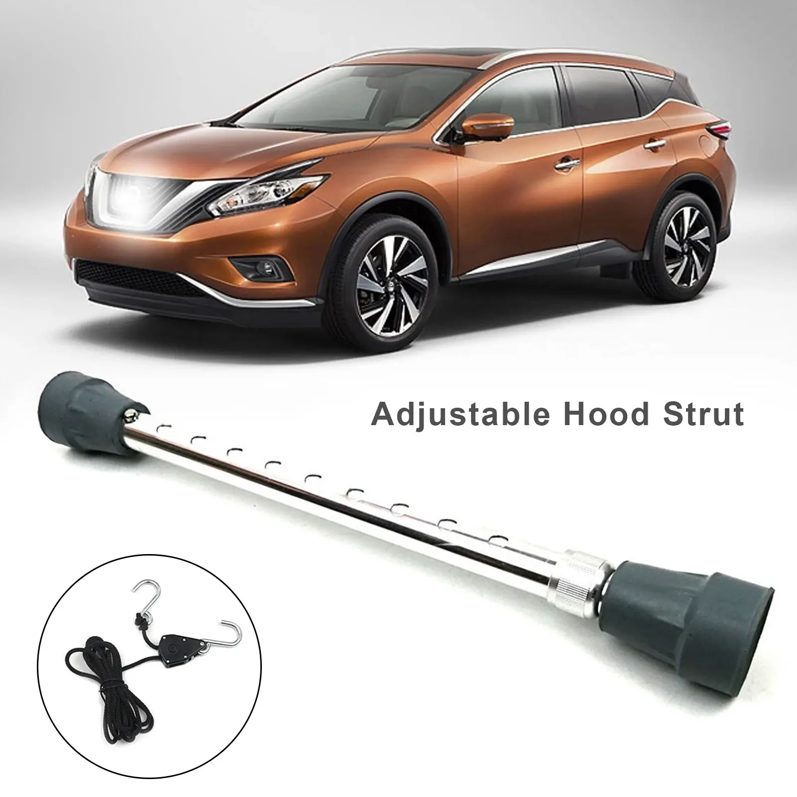 

Car Dent Repair Tool Accessories Hood Car Door Repair Support Rod With Telescopic Rope Car Maintenance Accessories
