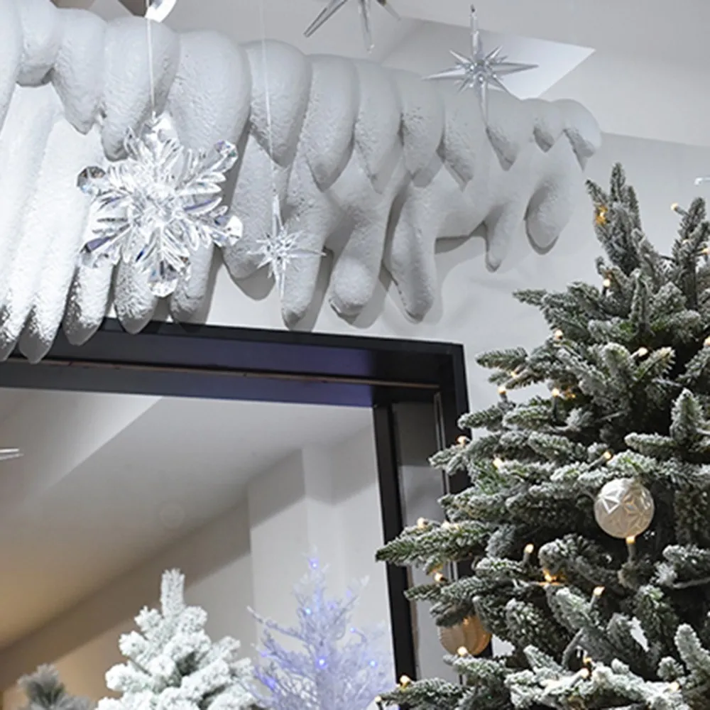 Хрустальная лампочка Звезда Висячие украшения Рождественские прозрачные