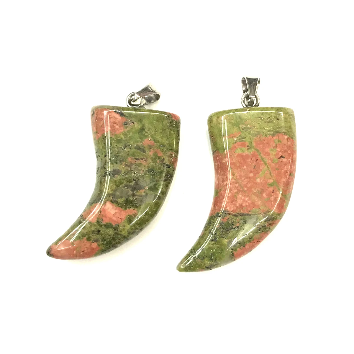 Подвеска зеленый авантюрин в форме ножа исцеляющий полудрагоценный камень Aura