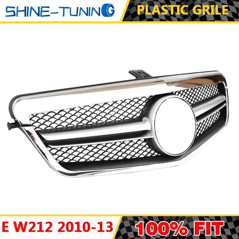 Передняя решетка подходящая для E класса W212 Алмазная E300L E400L E200 E350 с эмблемой 2009