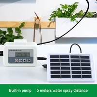 automatic water pump intelligent solar energy watering device timer irrigation system garden dripper potted drip sprinkling