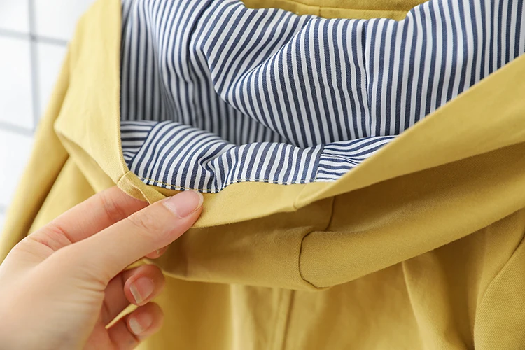 Детский Тренч с капюшоном куртка мультяшным динозавром для мальчиков и девочек 1