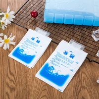 10pcs food keep fresh gel dry ice pack reusable ice bag water injection icing cooler bag pain cold compress drinks refrigerate