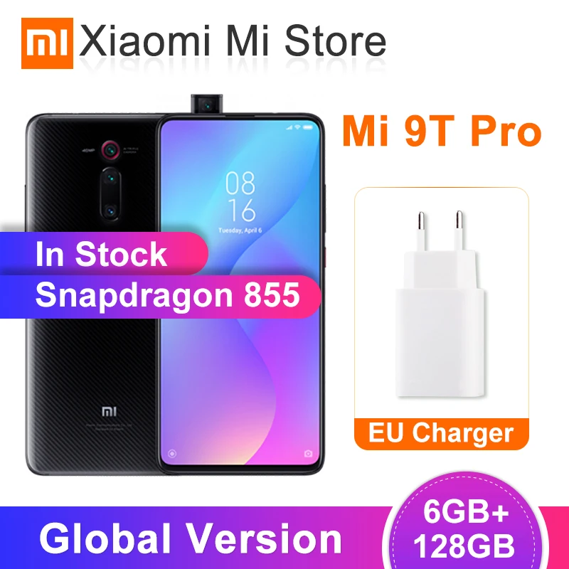 Новая глобальная версия Xiaomi mi 9T Pro 6GB 128GB(Red mi K20 Pro) 48MP+ 20MP AI камера 4000mAh 6,3" в распознавании экрана NFC
