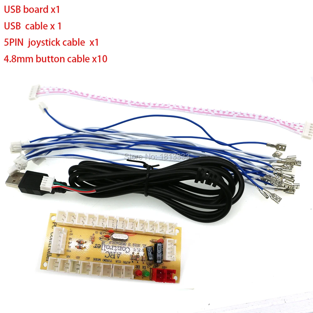 USB-плата с нулевой задержкой 2 комплекта бесплатная доставка аркадный джойстик