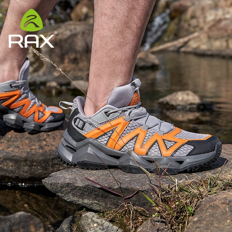 Rax-Zapatos acuáticos de senderismo transpirables para hombre y mujer, Zapatillas para deportes acuáticos, para verano, senderismo, exterior, caminar, pesca