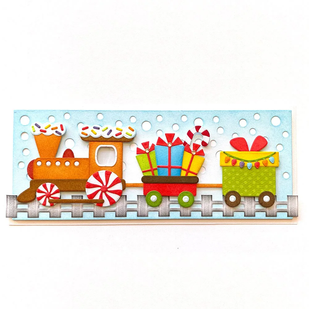 

2021 New Christmas Gift Metal Cutting Dies Scrapbook Diary Decoration Stencil Embossing Template Diy Greeting Card Handmade