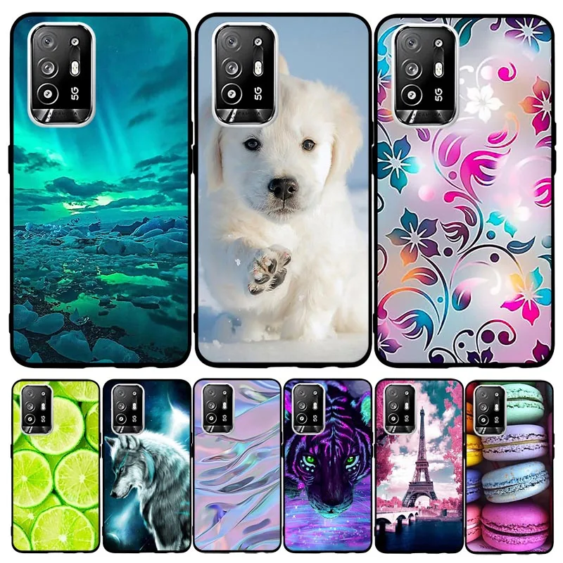 

Shockproof Bumper Funda For OPPO Reno5 Z 5G Reno6 Z Silicone TPU Phone Case Soft Coque For OPPO Reno6 Reno5 Z 5G Back Cover Capa