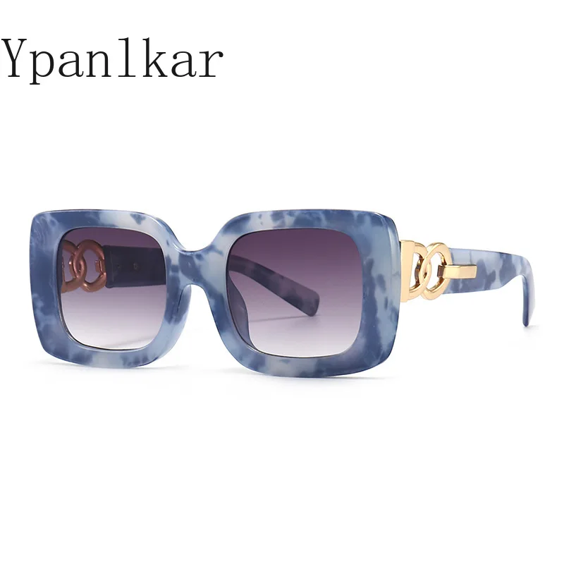

Popular Fashion Cat Eye Women Sunglasses Retro Nail Clear Gradient Eyewear Brand Designer Men Square Sun Glasses UV400