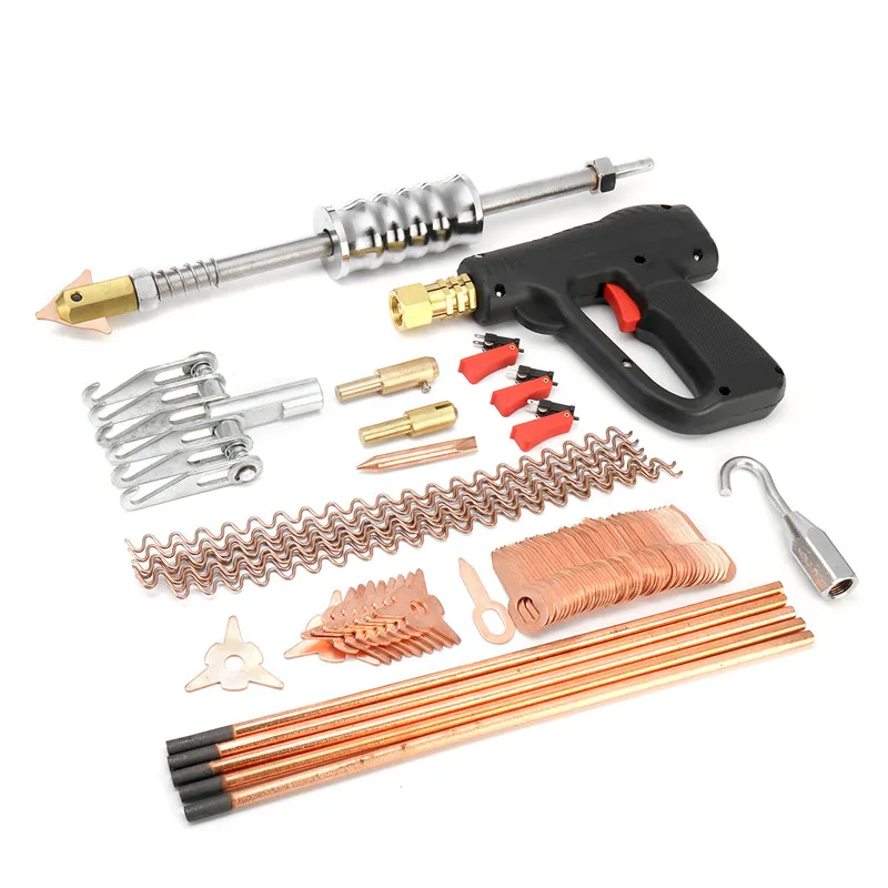 melhor Kit Removedor De Amassados De Carro, 86 Peças, Puxador De Amassados, Dispositivo De Reparo, Removedor De Amassados, Mini Máquina De Solda, Kit De Ferramentas Com Martelo