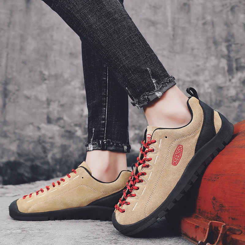 Outdoor Men's Hiking Shoes Breathable Mountaineering Waterproof Women's Sneakers High Quality Hunting Travel Hiking Shoes Men