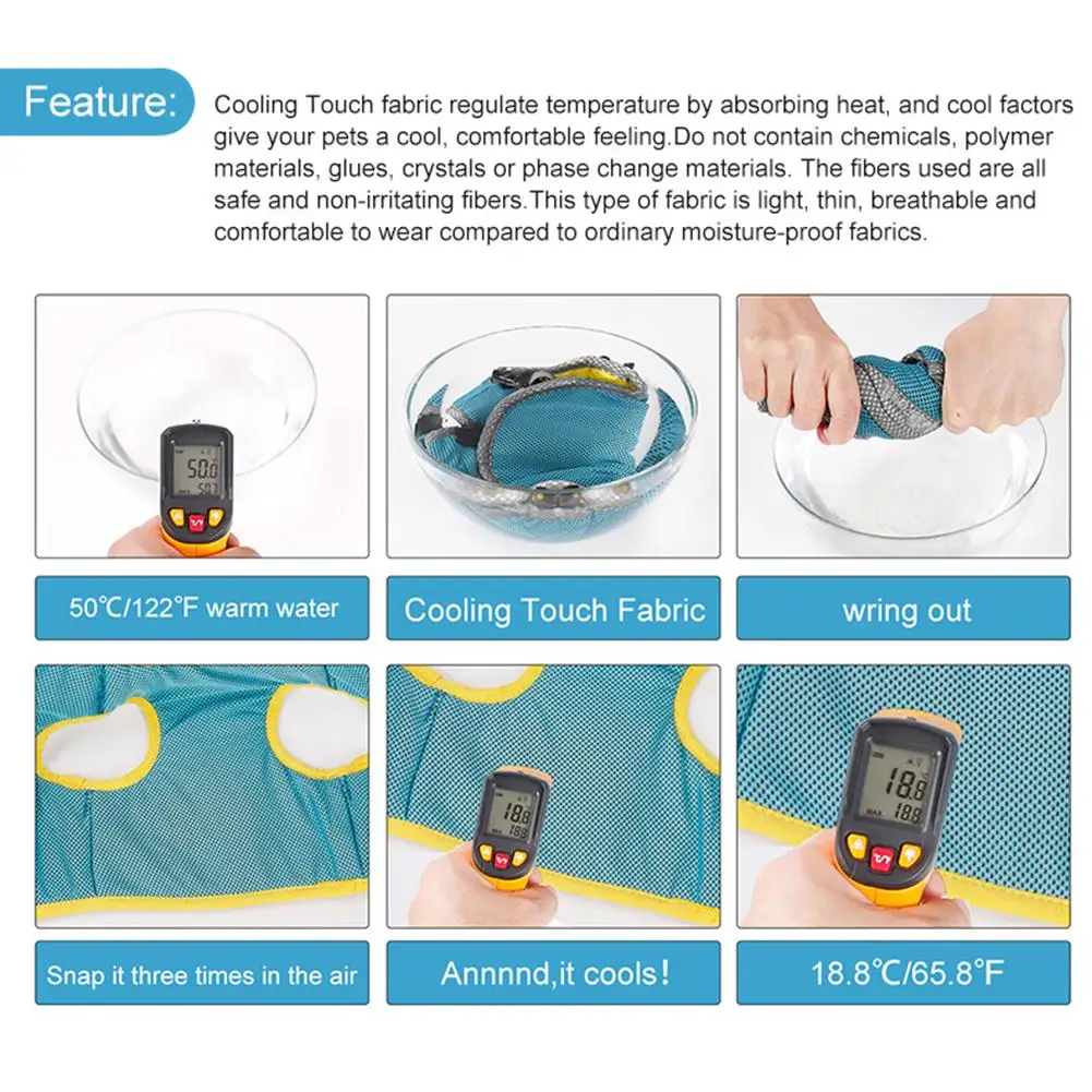 Летний охлаждающий жилет для собак одежда ремень регулируемый сетчатый пальто