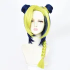 Парик для косплея, невероятные приключения Джоджо, веселые кудзё, Джоджо но кимвы на булочке, косички для волос, с шапочкой