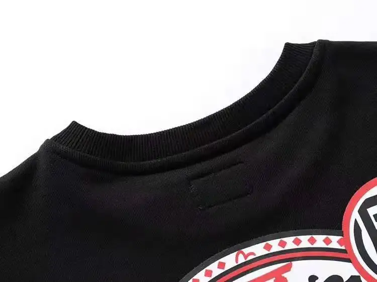 Аутентичный осенне-зимний мужской Повседневный свитер Evisu теплый дышащий Модный хлопковый черный с длинными рукавами для мужчин и женщин одежда для влюбленных